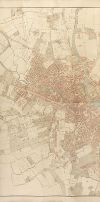 Lot 135 - Derby. Standidge & Co., lithographers, Map of the Borough of Derby, 1852