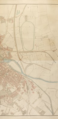 Lot 135 - Derby. Standidge & Co., lithographers, Map of the Borough of Derby, 1852