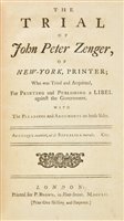 Lot 366 - Zenger, John Peter