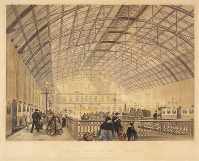 Lot 241 - Railways. Kell Brothers (lithographers), Charing Cross Railway Station, circa 1870