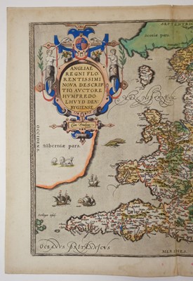 Lot 138 - England & Wales. Ortelius (Abraham), Angliae Regni Florentissimi..., circa 1595