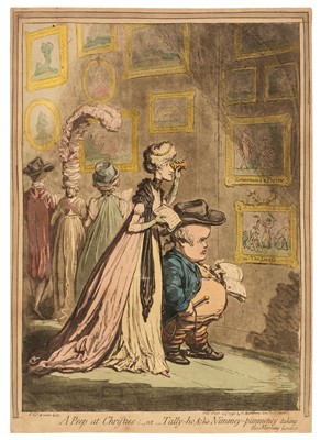 Lot 203 - Gillray (James). A Peep at Christies..., H. Humphrey, 1796