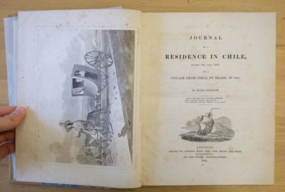 Lot 16 - Graham (Maria). Journal of Residence in Chile, 1st edition, 1824