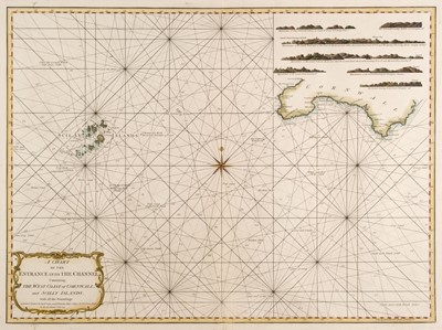 Lot 401 - Sea Charts. Sayer (R. & Bennett J.), A Chart of the Entrance into the Channel..., 1779