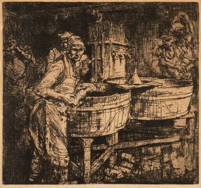Lot 530 - Brangwyn (Frank, 1867-1956). Washing Bottles, 1906, etching