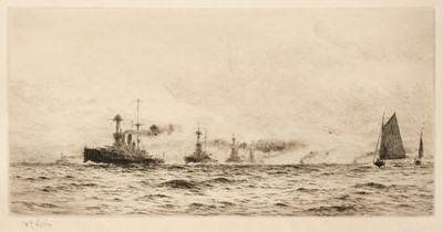 Lot 576 - Wyllie (William Lionel, 1851-1931). The Convoy, circa 1915