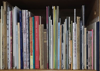 Lot 76 - Map reference books. A mixed collection of approximately 200 books and catalogues