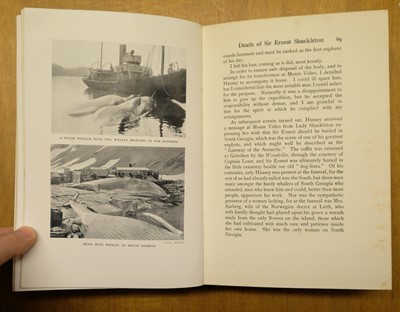 Lot 39 - Wild (Frank). Shackleton's Last Voyage, 2nd edition, 1923