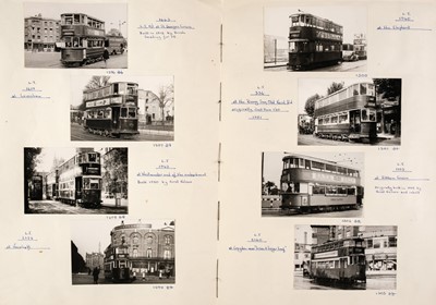 Lot 328 - Trams. A group of approximately 550 photographs