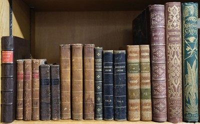 Lot 186 - Defoe (Daniel). The Life and Surprizing Adventures of Robinson Crusoe, 3rd edition, 1719