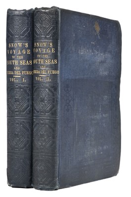 Lot 35 - Snow (W. Parker). A Two Years' Cruise off Tierra del Fuego, 1st edition, 1857
