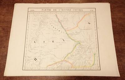 Lot 119 - Asia. Vandermaelen (P. M.), Seven maps of Asia, circa 1825