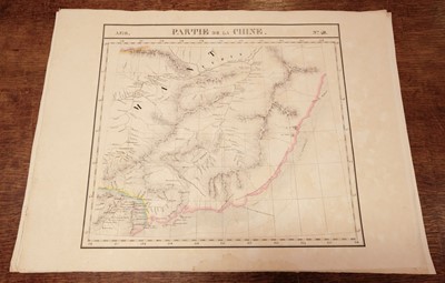 Lot 119 - Asia. Vandermaelen (P. M.), Seven maps of Asia, circa 1825