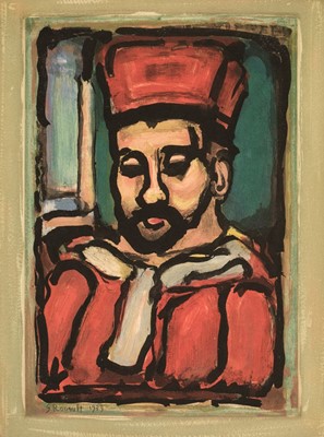 Lot 594 - Rouault (Georges, 1881-1958). Juge, 1939, colour aquatint