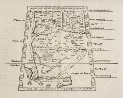 Lot 151 - India & Pakistan. Fries (Laurent), Tabula IX Asiae, circa 1535