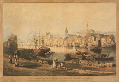 Lot 232 - Havell (Robert & Son). View of the Port and Town of Newcastle upon Tyne..., circa 1825