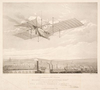 Lot 229 - Aviation. Walton (W. L. lithographer), The First Carriage the "Ariel", 1843