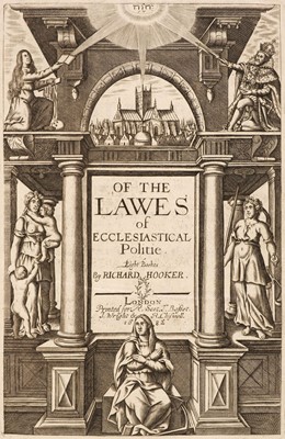 Lot 375 - Hooker (Richard). The Works of that Learned and Judicious Divine, Mr Richard Hooker ..., 1682