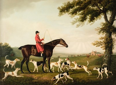 Lot 510 - Clowes (Daniel, 1774-1829). J. Wood, Huntsman, with the Pytchley Hounds, circa 1820