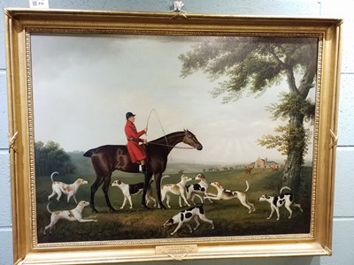 Lot 510 - Clowes (Daniel, 1774-1829). J. Wood, Huntsman, with the Pytchley Hounds, circa 1820