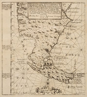 Lot 23 - Nodal (B. G. & G. de). Relacion del viage al descrubimento del estrecho de San Vicente, 1769