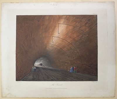 Lot 239 - Railways. Bourne (J. C.), Entrance to the Locomotive Engine House, Camden Town, 1839
