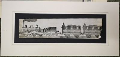 Lot 239 - Railways. Bourne (J. C.), Entrance to the Locomotive Engine House, Camden Town, 1839