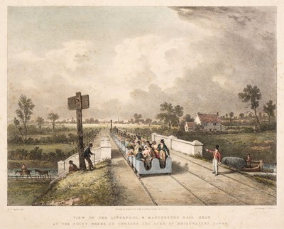 Lot 230 - Clayton (Alfred B.). View of the Liverpool & Manchester Rail Road, circa 1830