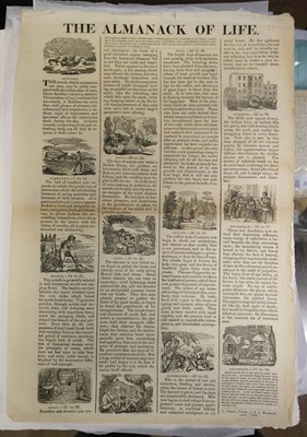 Lot 287 - Broadsheets & Broadsides. A collection of 21 broadsheets & broadsides, early 19th century