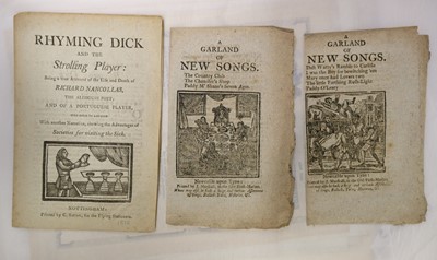 Lot 287 - Broadsheets & Broadsides. A collection of 21 broadsheets & broadsides, early 19th century