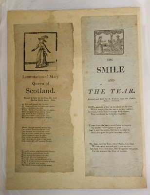 Lot 287 - Broadsheets & Broadsides. A collection of 21 broadsheets & broadsides, early 19th century