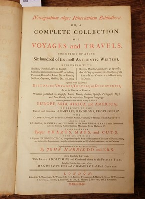 Lot 149 - Harris (John). Navigantium atque Itinerantium Bibliotheca..., 2 volumes, 1744 - 48