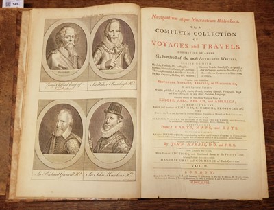 Lot 149 - Harris (John). Navigantium atque Itinerantium Bibliotheca..., 2 volumes, 1744 - 48