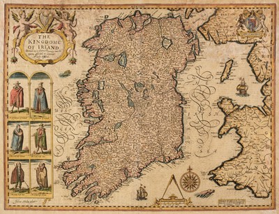 Lot 159 - Maps. A collection of 30 British county, regional and country maps and charts, 17th - 19th century