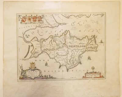 Lot 159 - Maps. A collection of 30 British county, regional and country maps and charts, 17th - 19th century