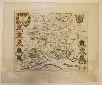 Lot 159 - Maps. A collection of 30 British county, regional and country maps and charts, 17th - 19th century