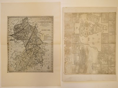 Lot 159 - Maps. A collection of 30 British county, regional and country maps and charts, 17th - 19th century
