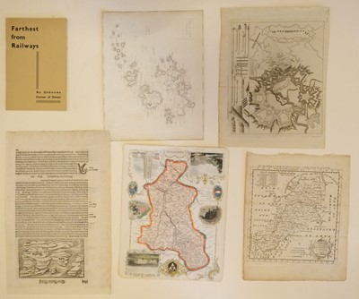 Lot 159 - Maps. A collection of 30 British county, regional and country maps and charts, 17th - 19th century
