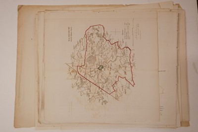 Lot 134 - Dawson (Lt. Robert K.). A collection of 40 town and county maps, circa 1832
