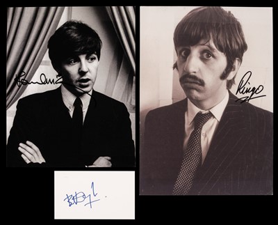 Lot 321 - McCartney (Paul, 1942-). Signed photograph, 1960s