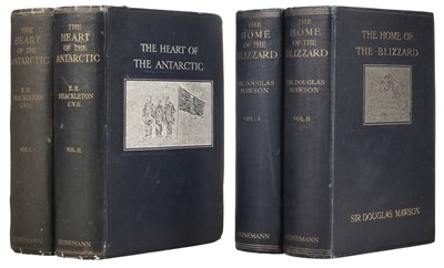 Lot 31 - Shackleton (Ernest H.) The Heart of the Antarctic, 2 volumes, 1st edition, 1909