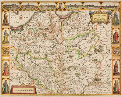 Lot 174 - Poland. Speed (John), A Newe Mape of Poland done into English..., George Humble, 1627