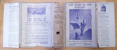 Lot 19 - Mawson (Douglas). The Home of the Blizzard, 1st US edition, 1915, with the rare dust jackets