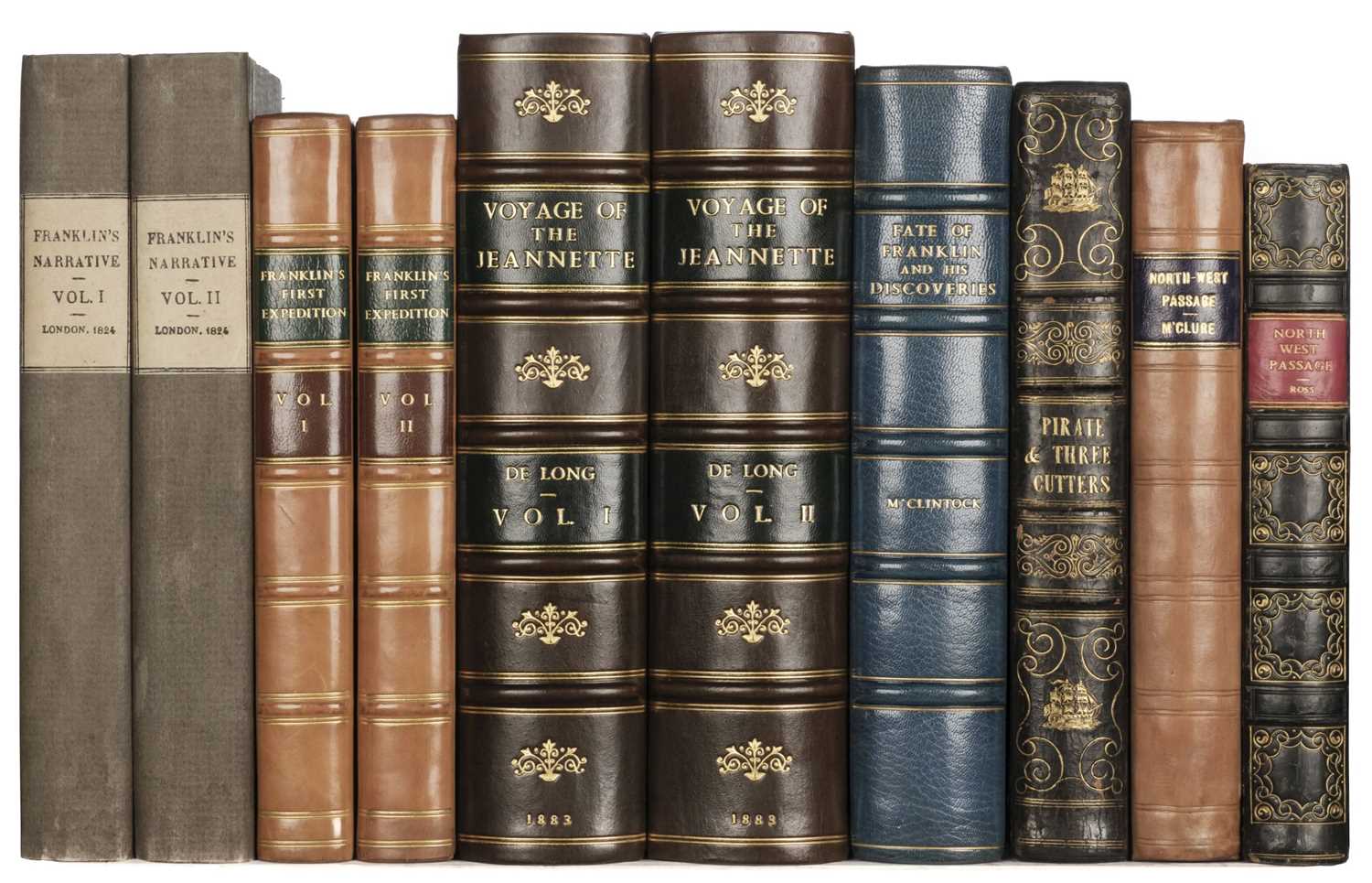 Lot 14 - Franklin (John). Narrative of a Journey to the Shores of the Polar Sea, 1824, & 6 others