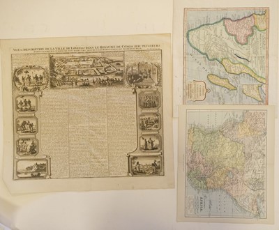 Lot 115 - Africa. A good mixed collection of approximately 110 maps, 17th - 19th century