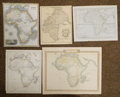 Lot 326 - Africa. A collection of 27 maps of the continent, mostly 19th century