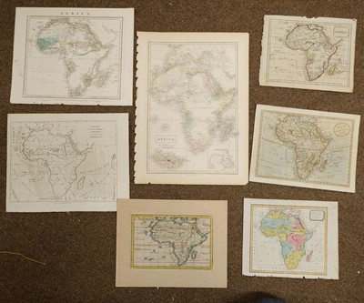 Lot 326 - Africa. A collection of 27 maps of the continent, mostly 19th century