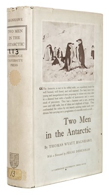 Lot 4 - Bagshawe (Thomas Wyatt). Two Men in the Antarctic, 1st edition, 1939