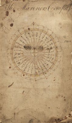 Lot 319 - Manuscript maritime exercise book. 'The Mariner's Compass', circa 1805