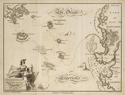 Lot 146 - Gillet (R. publisher). Allegorical Map of the Tract of Youth to the Land of Knowledge, 1796